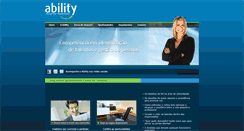 Desktop Screenshot of ability-rh.com